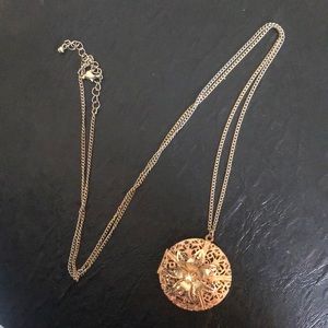 Gold Filigree locket
